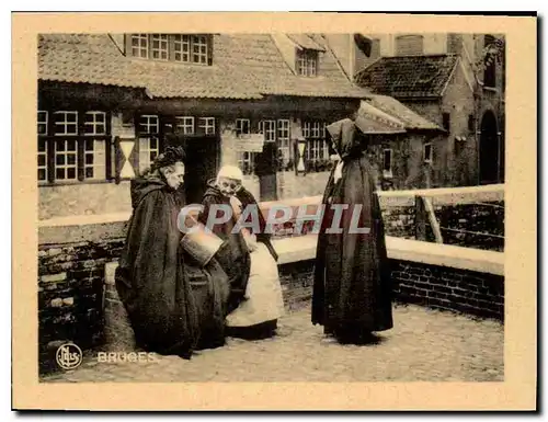 Cartes postales moderne Bruges Derriere Gruuthuse Types Brugeois
