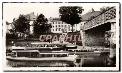 Cartes postales moderne Villers le Lac L'Hotel de France et ses Canots pour le Saut du Doubs