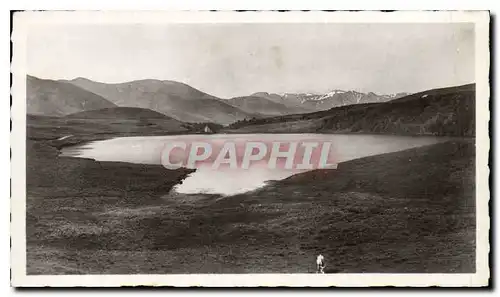 Cartes postales moderne Env du Mont Dore le lac de Query et le Sancy