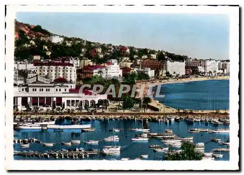 Cartes postales moderne Cannes le Port le casino la Croisette