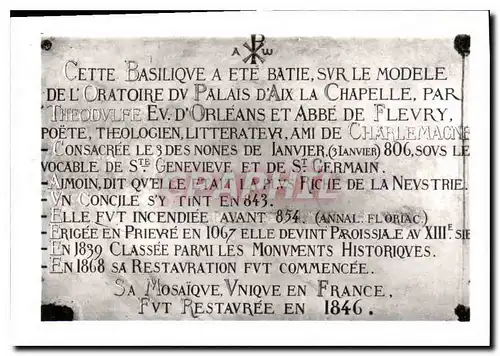 Cartes postales moderne L'Eglise de Germigny des Pres Historique du Monument