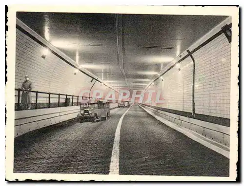Cartes postales moderne Antwerpen Anvers Vue interieure du Tunnel pour vehicules sous l'Escaut Eclairage Philora au Sodi