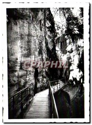 Cartes postales moderne Les Gorges du Fier L'echelle des crues