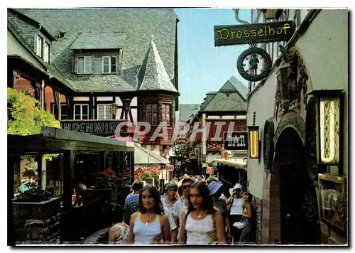 Cartes postales moderne Rudesheim Vue de la Drosselgasse