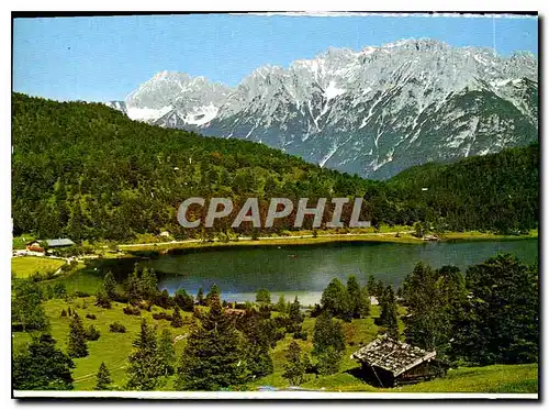 Cartes postales moderne Ausflugsziel Ferchensee Gasthaus Ferchensee Badegelegenheit Bootsverleih Liegewiesen gegen Karwe