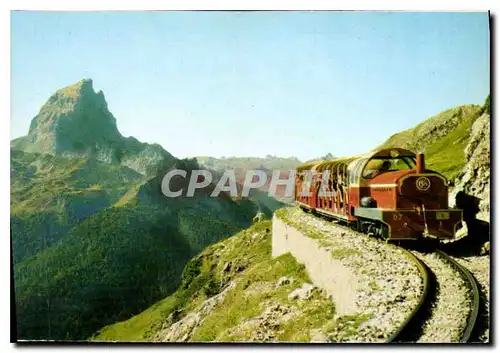 Cartes postales Depart du Train pour le Lac et le Pic du Midi d'Ossau