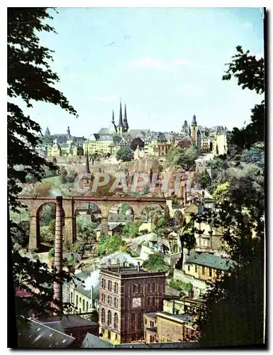 Ansichtskarte AK Luxembourg vue pittoresque de la Ville haute