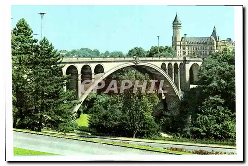 Ansichtskarte AK Luxembourg Pont Adolphe et Caisse d'Epargne