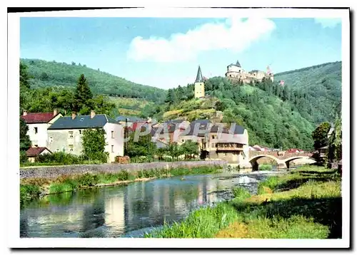 Moderne Karte Vianden Vallee de l'Oor et Chateau