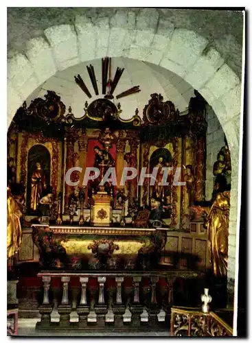 Cartes postales moderne Chateau Fort de Lourdes Interieur de la Chapelle