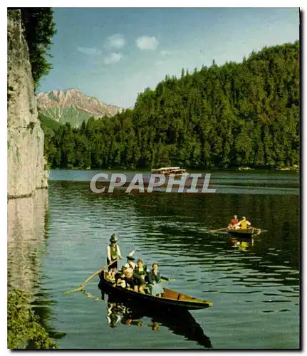 Cartes postales moderne Konigssee Falkensteinwand mit Untersberg
