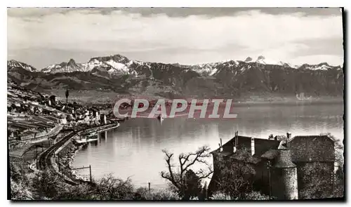 Cartes postales moderne Chateau de Glerolle et St Saphorin