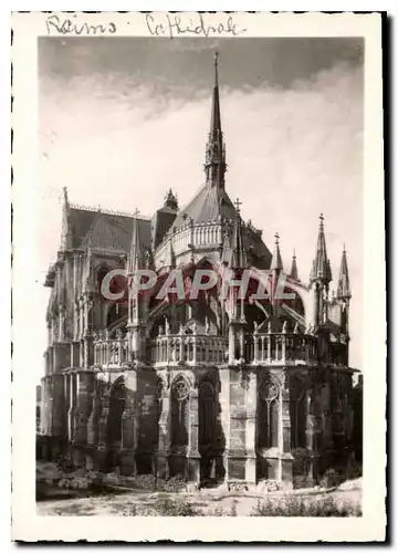 Cartes postales moderne Reims L'Abside de la Cathedrale