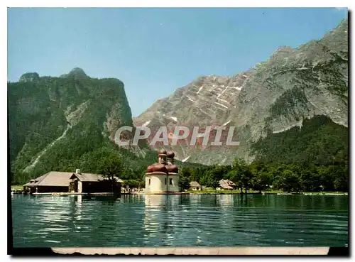 Cartes postales moderne St Bartholoma mit Watzmann Ostwand