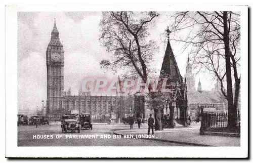 Cartes postales moderne Houses of parliament and big ben London