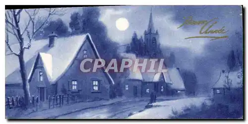 Moderne Karte Bonne Annee