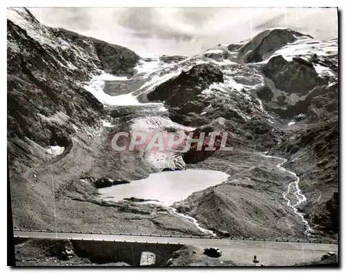 Moderne Karte Route du Susten et le Glacier de Stein