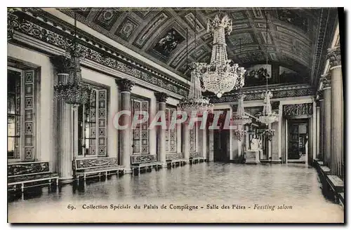 Ansichtskarte AK Collection speciale du palais de Compiegne salle des fetes