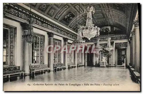 Cartes postales Collection speciale du palais de Compiegne salle des fetes