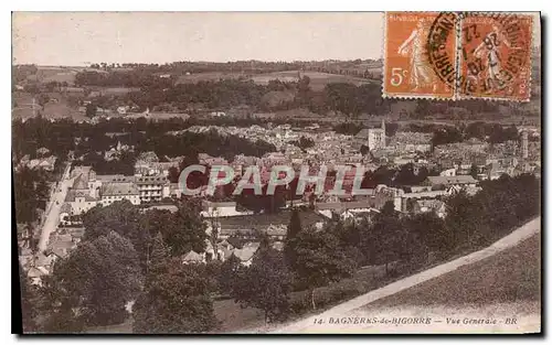 Cartes postales Bagnerrs de Bigorre vue generale
