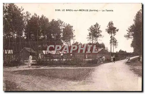 Cartes postales Le Breil sur Merize Sarthe le Tennis