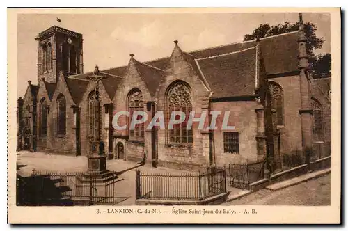 Ansichtskarte AK Lannion C du N eglise Saint Jean du Baly