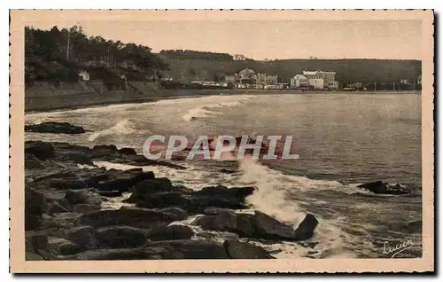 Ansichtskarte AK Notre Belle Bretagne Perros Guirec C d N plage de Trestraou ensemble de la plage au fond le Casi