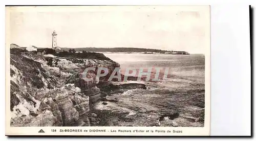 Cartes postales St Georges de Didonne les rochers d'enfer et la pointe de Suzac