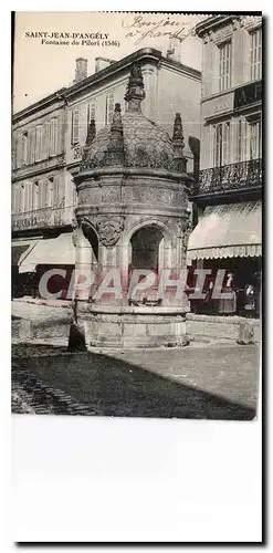 Ansichtskarte AK Saint Jean d'Angely fontaine du Pilori