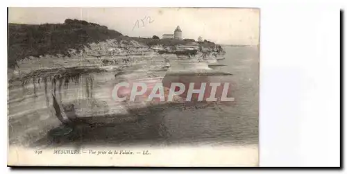 Cartes postales Meschers vue prise de la Falaise