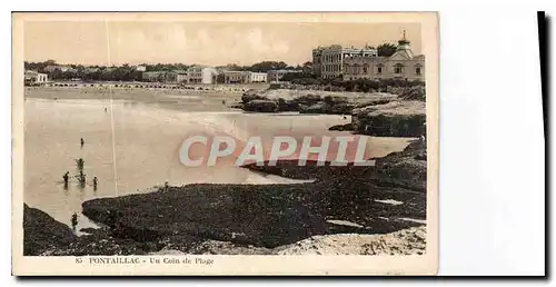 Ansichtskarte AK Pontaillac un coin de plage