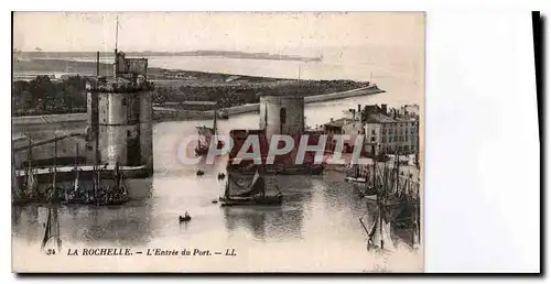 Cartes postales La Rochelle l'Entree du port