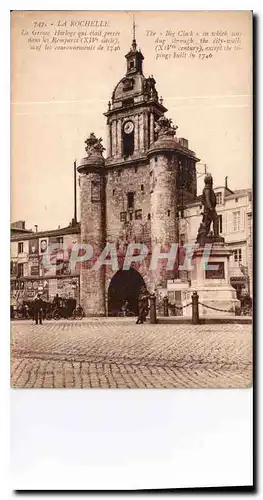 Cartes postales La Rochelle la grande horloge