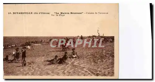 Cartes postales Boyardville Ile d'Oleron la maison Heureuse colonie de Vacances sur la plage