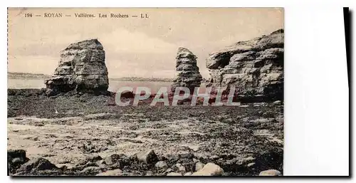 Cartes postales Royan vallieres les rochers