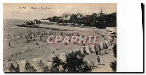 Cartes postales Royan plage de Foncillon