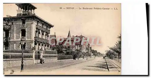 Cartes postales Royan le Boulevard Frederic Garnier