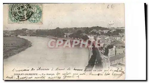 Cartes postales Tonnay Charente vue generale