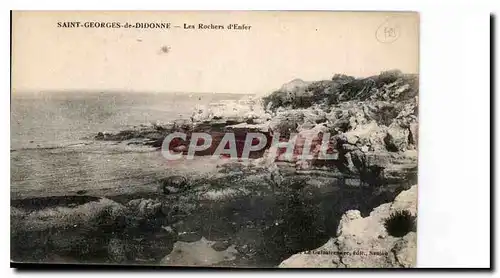 Cartes postales Saint Georges de Didonne les Rochers d'Enfer