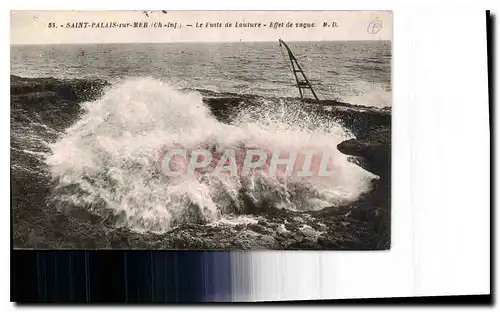 Cartes postales Saint Palais sur Mer Ch Inf le fuits de Lauture effet de vague