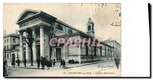 Ansichtskarte AK Rochefort sur mer l'Eglise Saint Louis