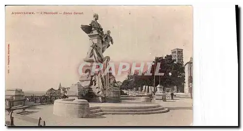 Cartes postales Angouleme Statue Carnot