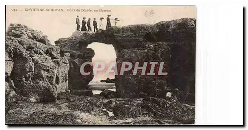 Ansichtskarte AK Environs de Royan pont du Diable au Bureau