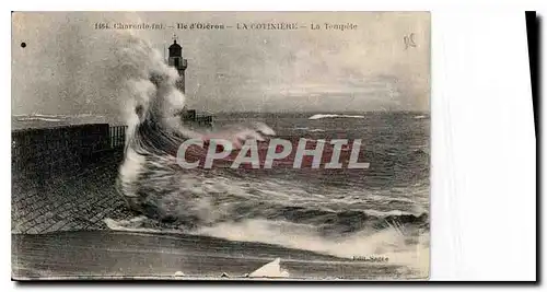 Cartes postales Charente Inf Ile d'Oleron la Cotiniere le Tempete