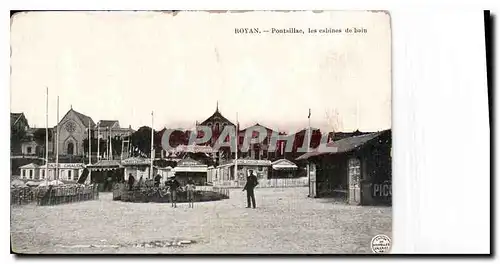 Cartes postales Royan Pontaillac les cabines de bain