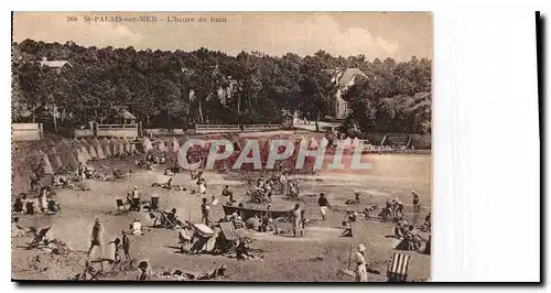 Cartes postales St Palais sur mer l'heure du bain