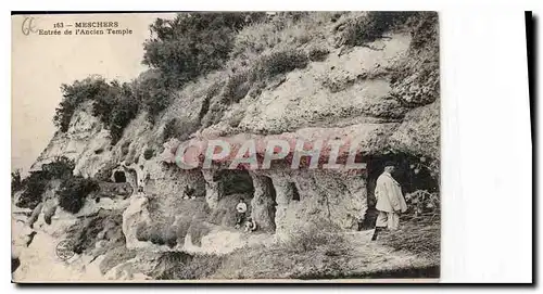 Cartes postales Meschers entree de l'ancien temple