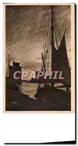 Cartes postales La Douce France la Rochelle l'entree du port Bateaux de peche