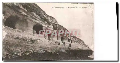 Cartes postales Charente Inf Meschers les grottes