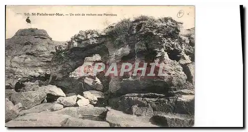 Ansichtskarte AK St Palais sur mer un coin de rochers aux Pierrieres